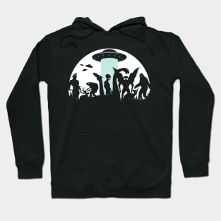 Bigfoot Ufo  Mothman And Cryptid Hoodie